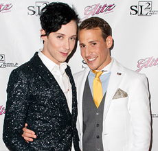 Johnny Weir and Victor Voronov