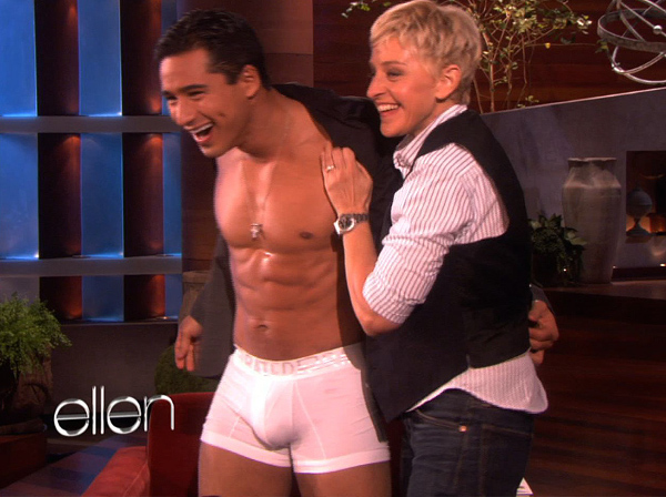 Mario Lopez underwear