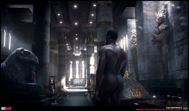 Yahya Abdul-Mateen II - naked bum - Watchmen